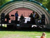 This shows the first jazz performance in the park.