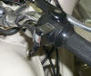 This shows one of the many BMW motorcycles turnsignal switches mounted on a slash 2.