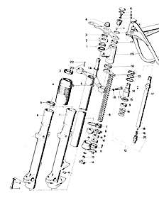 Fork exploded view